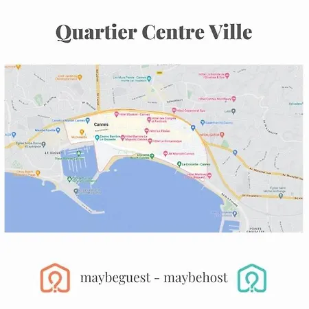B027-nice Renovated Near Downtown - Διαμέρισμα Κάννες